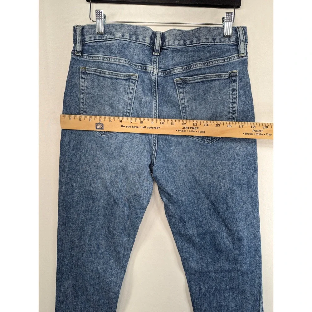 Banana Republic Mens Slim Fit Medium Wash Blue Denim Jeans 33x30